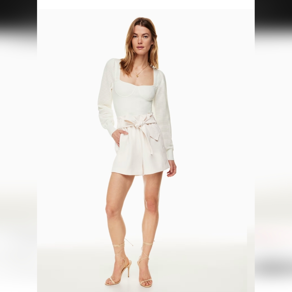 Aritiza Wilfred front tie shorts